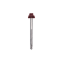 100 VIS AUTO FER 12 TH8 2C 5,5x130mm CAPINOX 263...... (RAL8012) ROUGE